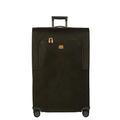 Bric's Soft Side Carry On and Check-in Suitcase Spinner for Travel, Life Collection, 82cm, Olive