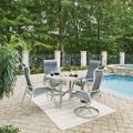 Captiva Gray 5 Piece Outdoor Dining Set - Homestyles Furniture 6700-3015