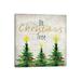 East Urban Home Oh Christmas Tree by Kimberly Allen - Wrapped Canvas Textual Art Canvas in Green | 12 H x 12 W x 0.75 D in | Wayfair