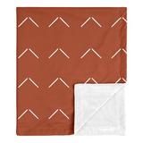 Sweet Jojo Designs Diamond Tuft Polyester Baby Blanket in Brown | 36 H x 30 W in | Wayfair Blanket-DiamondTuft-OR