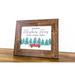 The Holiday Aisle® Fresh Cut Christmas Trees Red Truck - Picture Frame Print on Wood/Paper in Brown/Green | 13 H x 16 W x 1 D in | Wayfair