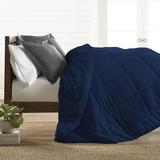 Ebern Designs Fill Power All Season Polyester Down Alternative Comforter Polyester in Blue | 92 H x 92 W x 1.5 D in | Wayfair