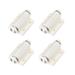 Touch Catch Magnetic Press Latch for Cabinet Door Cupboard Drawers White 4pcs - White-4pcs