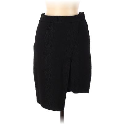 Divided by H&M Casual Skirt: Black Solid Bottoms - Size 8