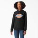 Dickies Women's Water Repellent Logo Hoodie - Black Size S (FW203)