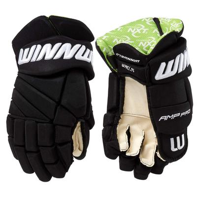 Winnwell Senior Amp Pro Knit Gloves Black