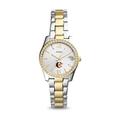 Women's Fossil Silver/Gold Campbell Fighting Camels Scarlette Mini Two-Tone Stainless Steel Watch