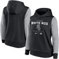 Women's Nike Black/Gray Chicago White Sox Authentic Collection Pullover Hoodie