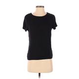 Express Short Sleeve Blouse: Black Tops - Women's Size X-Small