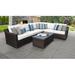 River Brook 7 Piece Outdoor Wicker Patio Furniture Set 07b Synthetic Wicker/All - Weather Wicker/Wicker/Rattan | Wayfair RIVER-07B-WHITE