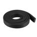 Solid Rectangle Rubber Seal Strip 15mm Wide 5mm Thick, 1M Long Black