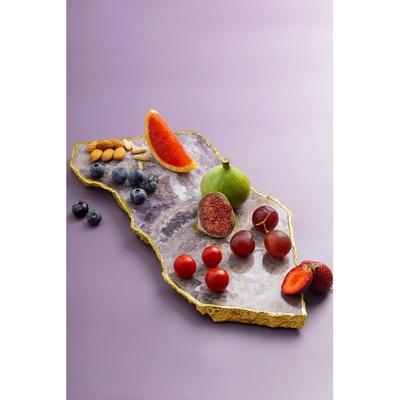 Dazzle Amethyst & Gold Cheese Board