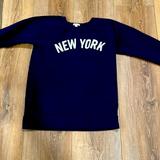 J. Crew Shirts & Tops | Jcrew New York Sweatshirt | Color: Purple/Black | Size: Unisex Size 16 Kids Or Small Women