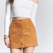 Urban Outfitters Skirts | Brown Button Down Mini Skirt - Urban Outfitter/ Forever 21/ American Eagle | Color: Brown/Tan | Size: 2x