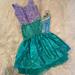 Disney Costumes | Girls Disney Princess Ariel Costume | Color: Blue/Green | Size: 7/8