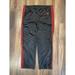 Adidas Pants | Adidas Men’s Pants Size 42x30 Track Pants Casual Black Red Activewear Running | Color: Black | Size: 42x30