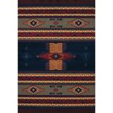 Manhattan Phoenix Area Rug by United Weavers of America in Navy (Size 1'10" X 3')