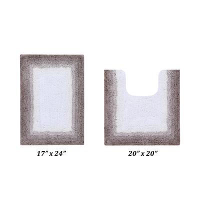Torrent Bath Mat Rug, (17" X 24" | 20" X 20") by Better Trends in Beige