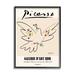 Stupell Industries Classical Abstract Picasso Peace Dove Bird Linework - Graphic Art Print Canvas in White | 20 H x 16 W in | Wayfair