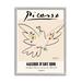 Stupell Industries Classical Abstract Picasso Peace Dove Bird Linework - Graphic Art Print Canvas in White | 14 H x 11 W in | Wayfair