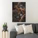 Red Barrel Studio® Brown & Gray Rose Bouquet - 1 Piece Rectangle Graphic Art Print On Wrapped Canvas in White | 36 H x 24 W x 2 D in | Wayfair