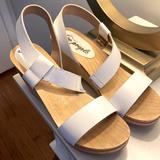 Free People Shoes | Free People White Sandals | Color: White | Size: 10