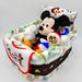 Disney Other | Mickey Mouse Bassinet Diaper Cake | Color: Black/Red | Size: Osbb