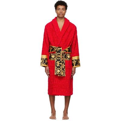 Red I Heart Baroque Robe - Red -...