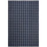 Blue/Navy 120 x 0.47 in Area Rug - Lauren Ralph Lauren Tamworth Check Hand Woven, 50% Wool, 50% Viscose, Navy Area Rug Viscose/Wool | Wayfair