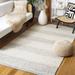 Gray/White 120 x 96 x 0.39 in Indoor Area Rug - Martha Stewart Rugs Martha Stewart 9606 Area Rug In Ivory/Gray /Wool | Wayfair MSR9606A-8