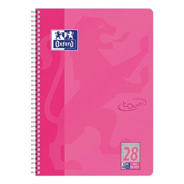 Oxford Collegeblock »Touch« A4+ kariert, Optik-Papier rosa Image