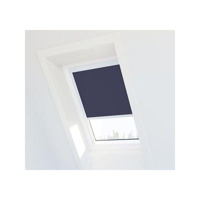 Avosdim - Blaues Verdunkelungsrollo für velux ® Dachfenster - SK08 - Weißer Rahmen Image