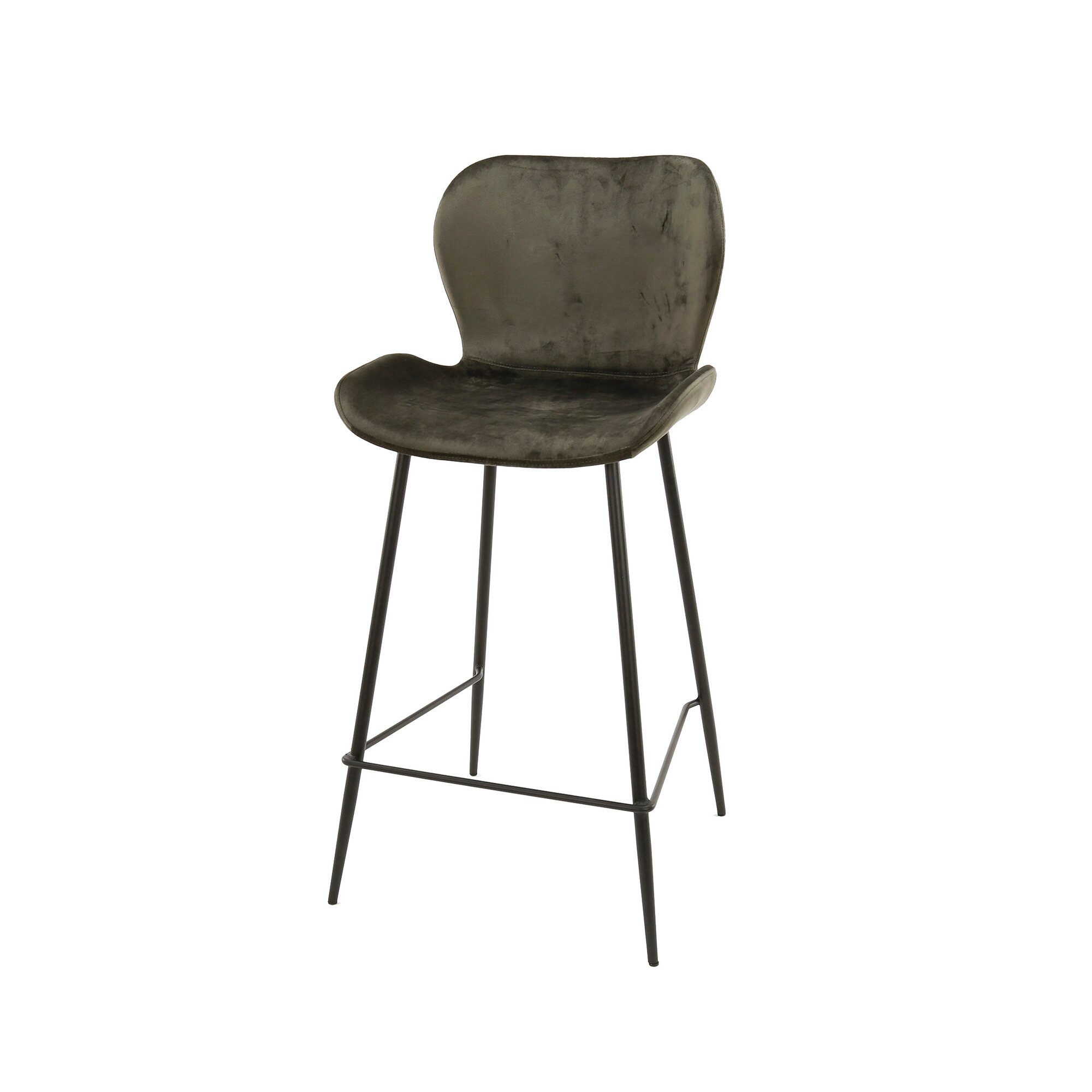 designline »Lalo« Barhocker Blau velvet