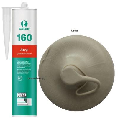 Ramsauer ® - Ramsauer 160 Acryl Fugen Dichtstoff Dichtmasse 310ml Kartusche grau Image
