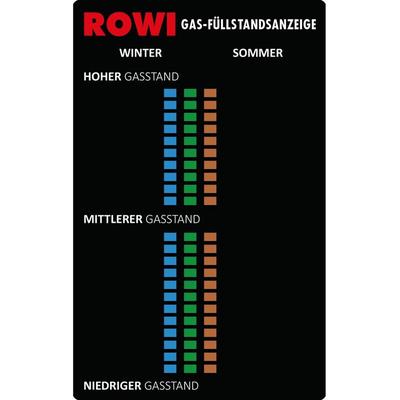 Rowi - Füllstandanzeiger Gasflasche Magnetisch Camping Gas