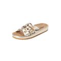 Wide Width Women's The Summer Sandal By Comfortview by Comfortview in Platinum (Size 8 W)