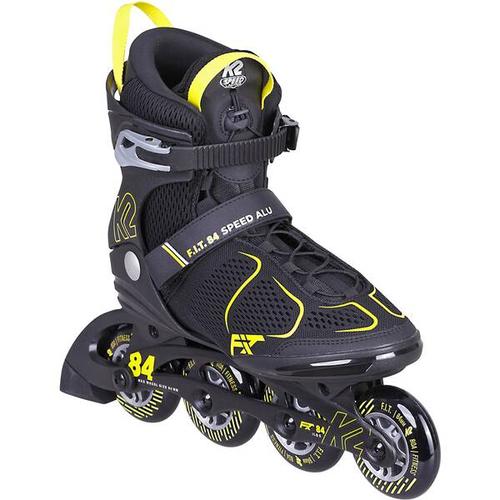 K2 Herren Inlineskates FIT 84 SPEED ALU, Größe 46 in Schwarz