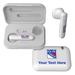 New York Rangers Personalized Insignia Design Wireless Earbuds