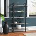 Trent Austin Design® Mcfall Industrial 3-Shelf Bookcase In Grey Wood in Gray | 70 H x 41.25 W x 12.5 D in | Wayfair