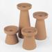 Latitude Run® 4 Piece Ceramic Tabletop Candlestick Set Ceramic | 9 H x 8 W x 3.5 D in | Wayfair 655F03D48B91416292A6A264741B677D