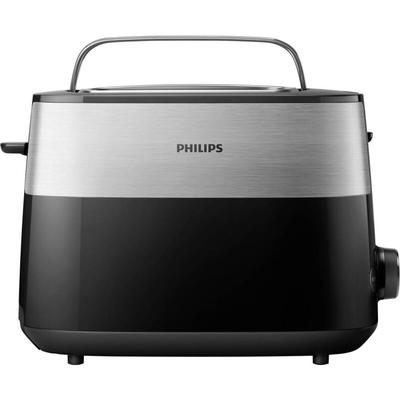 Philips - HD2516/90 Daily Grille-pain acier inoxydable, noir