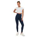 Trendyol Damen Sports Leggings With Navy Blue Push-up Yoga Pants, Navy, M EU