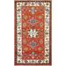 Geometric Kazak Oriental Hallway Runner Rug Wool Hand-knotted Carpet - 2'3" x 4'6"