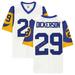 Eric Dickerson White Los Angeles Rams Autographed Mitchell & Ness Replica Jersey with "HOF 99" Inscription