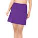 Plus Size Women's High-Waisted Swim Skirt with Built-In Brief by Swim 365 in Mirtilla (Size 34) Swimsuit Bottoms