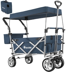 TECTAKE Faltbarer Bollerwagen Nico - blau Image