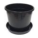 Gro Garden Products 20 Litre Plant Pot, Heavy Duty Flower Pot With Large 35cm Saucer - Large Plant Pots Outdoor & Indoor Plant Pot for Herb, Flowers, Potato, Shrub & More - Pack of 10