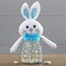 Personalization Mall Personalized Easter Bunny 16 Qt. Storage Jar Plastic in Blue | 12.75 H x 6 W x 4 D in | Wayfair 30955-B
