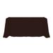 Ebern Designs Solee Solid Color Tablecloth Polyester in Brown | 108 W x 132 D in | Wayfair 0D944430F0F5495BBA608184E6167A44