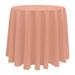 Eider & Ivory™ Bjarne Solid Color Round Tablecloth Polyester in Orange | 102 W x 102 D in | Wayfair 73342E12870648BDA3DF0227E020D41B